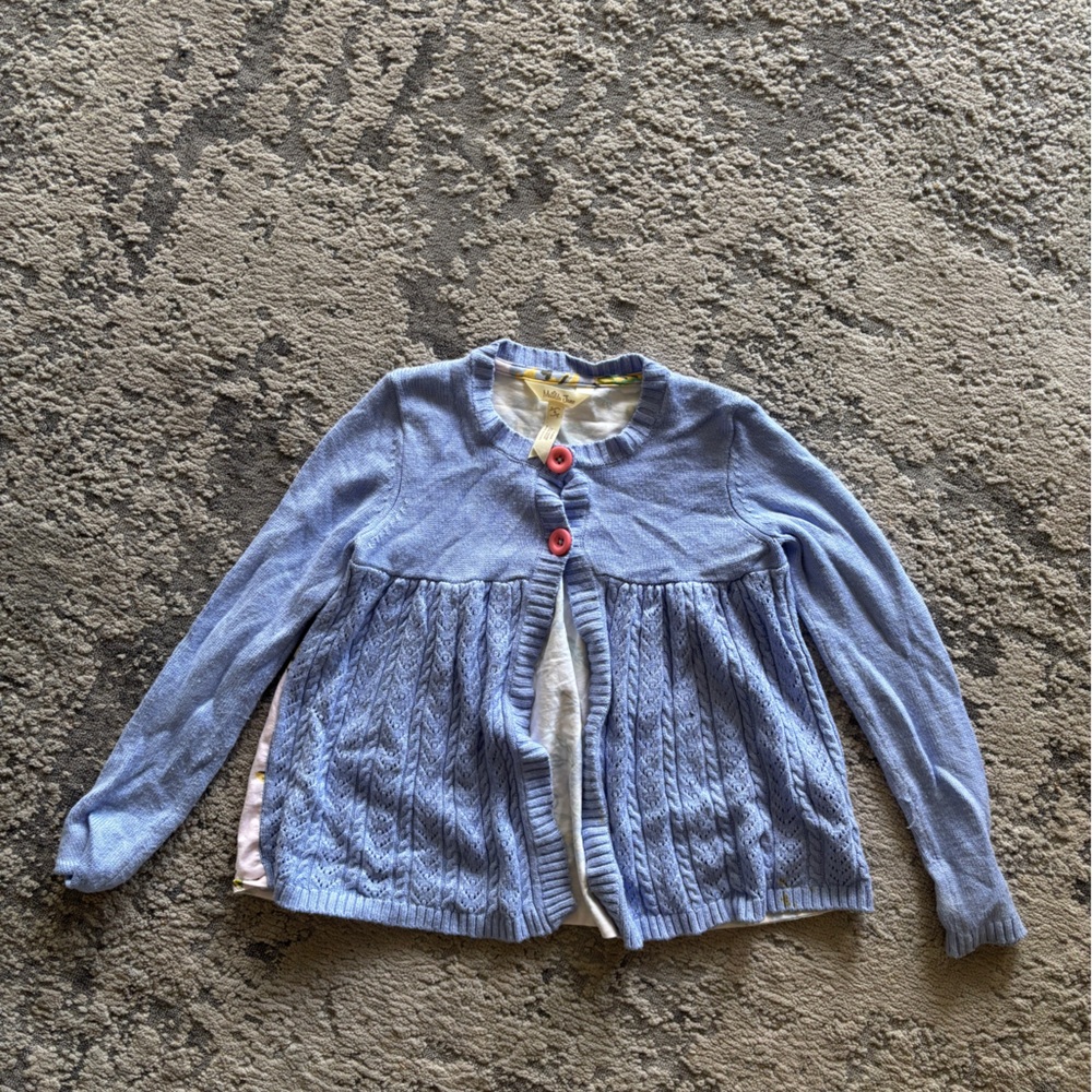 Matilda Jane Light Blue Cable Knit Cardigan